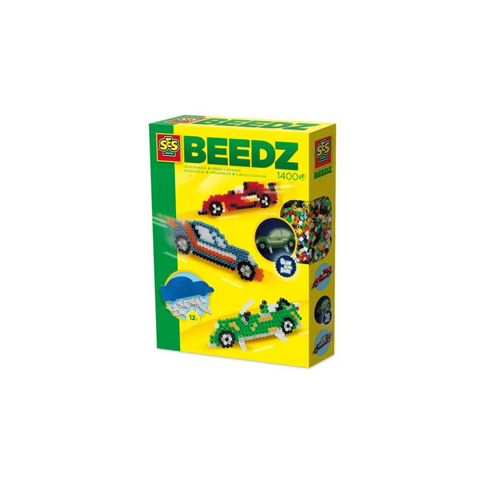 SES Creative Iron On Beads - Car