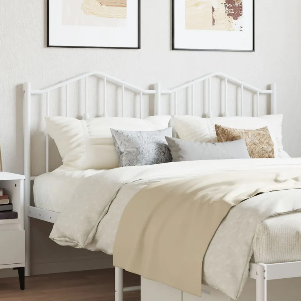 Metal Replace Headboard White 135 cm 373870