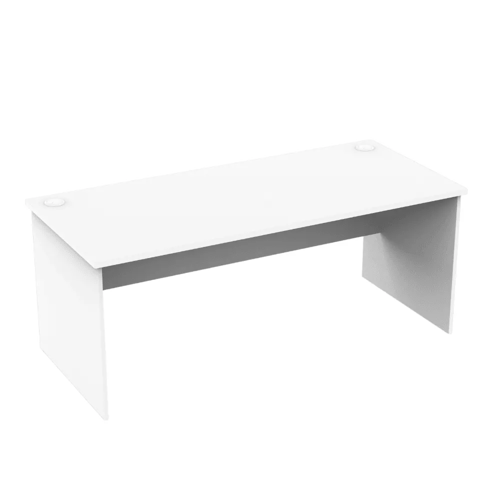 Collins Wooden Executive Work Computer Office Desk 180cm - White Collins Wooden Executive Work Computer Office Desk 180cm - White