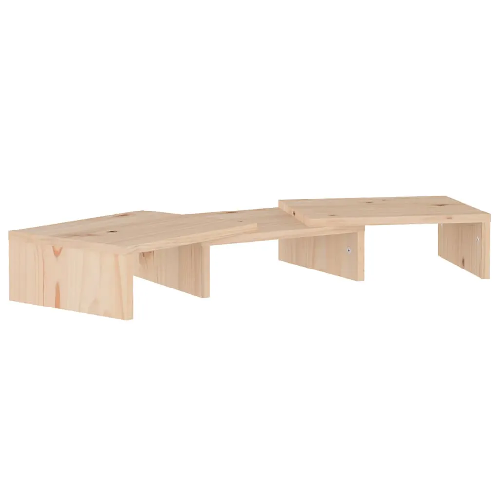 Monitor Stand 60x24x10.5 cm Solid Wood Pine 813934 Monitor Stand 60x24x10.5 cm Solid Wood Pine 813934