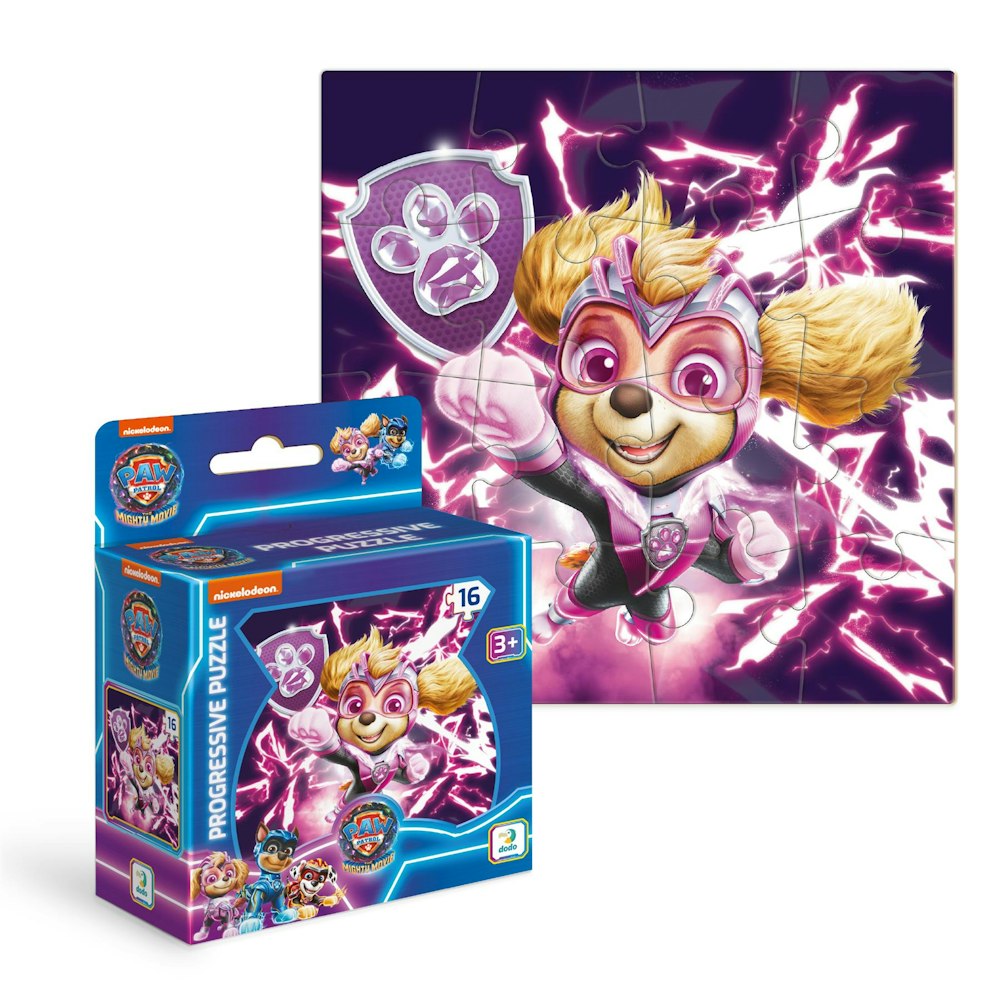 Dodo Dodo Paw Patrol Mighty Skye Progressive Puzzle Set