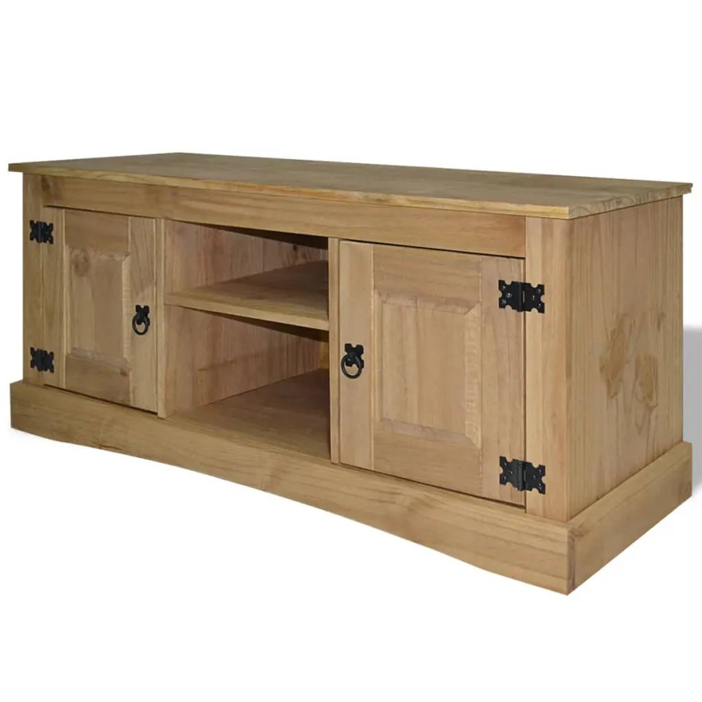 TV Cabinet Mexican Pine Corona Range 120x40x52 cm 243740 TV Cabinet Mexican Pine Corona Range 120x40x52 cm 243740