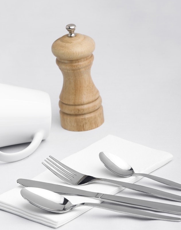 New Oslo 48 Piece Stainless Steel Cutlery Dining Set Fork Knife Spoon 48Pc image number null