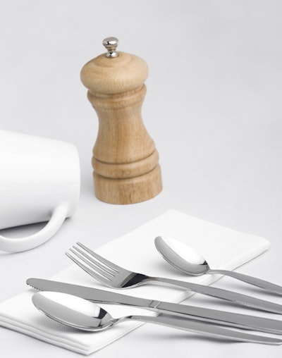 New Oslo 48 Piece Stainless Steel Cutlery Dining Set Fork Knife Spoon 48Pc New Oslo 48 Piece Stainless Steel Cutlery Dining Set Fork Knife Spoon 48Pc