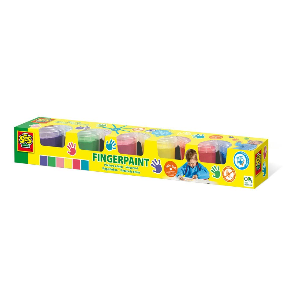 SES Creative Fingerpaint 6 Colours X 110ml