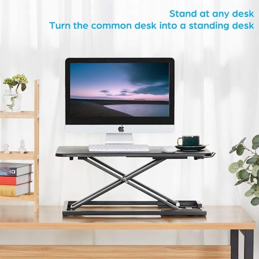 Height Adjustable Standing Desk Converter (Black) Height Adjustable Standing Desk Converter (Black)