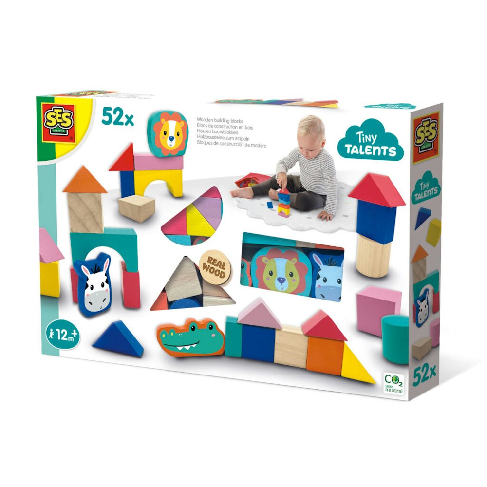 SES Creative Wooden Building Blocks