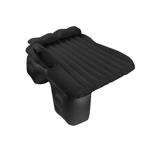 SOGA Black Stripe Inflatable Car Mattress Portable Camping Rest Air Bed Travel Compact Sleeping Kit Essentials image number null