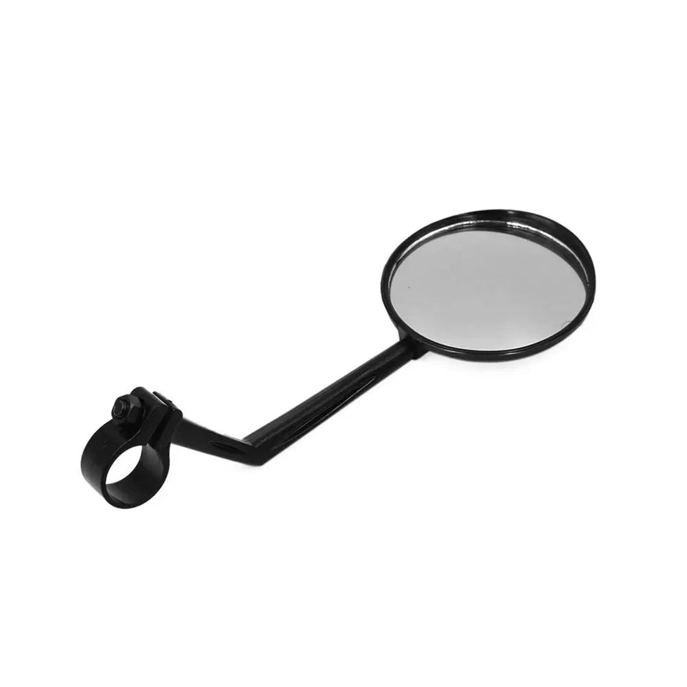 AKEZ One Pair Adjustable Round Bicycle Bike Scooter Rearview Mirror - Black