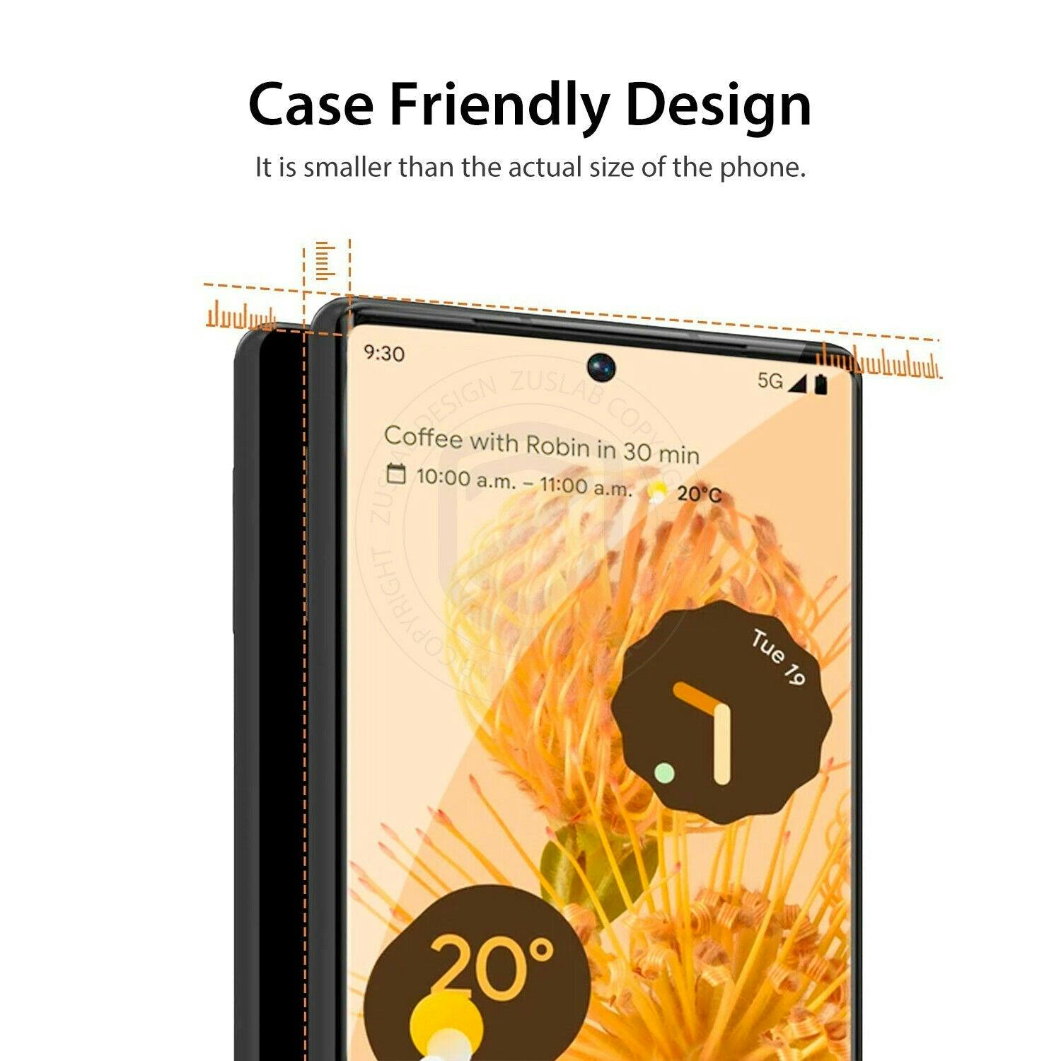 Tempered Glass Screen Protector For Google Pixel 6 Pro