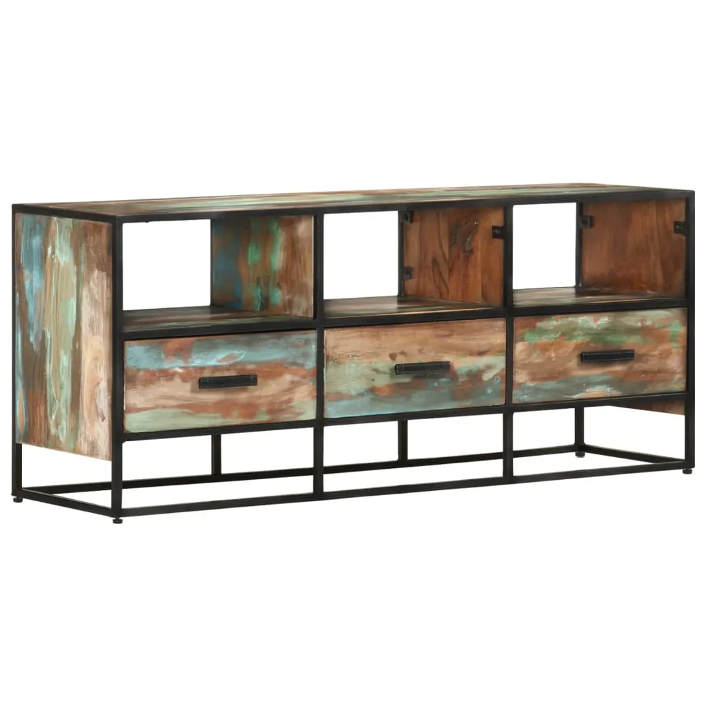 TV Cabinet 110x30x45 cm Solid Reclaimed Wood 327449 TV Cabinet 110x30x45 cm Solid Reclaimed Wood 327449
