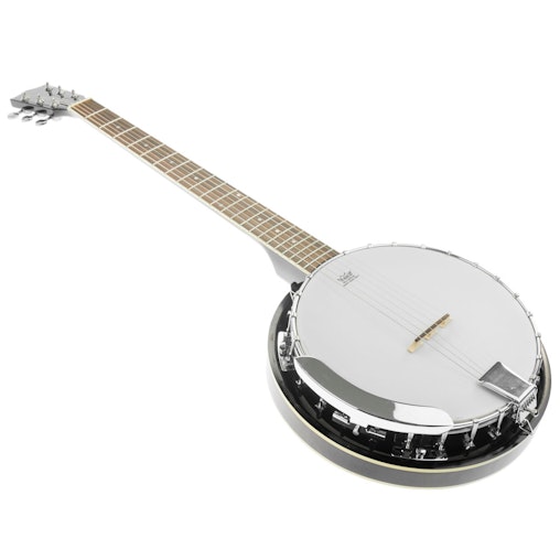 Karrera 6 String Resonator Banjo -  Black Karrera 6 String Resonator Banjo -  Black