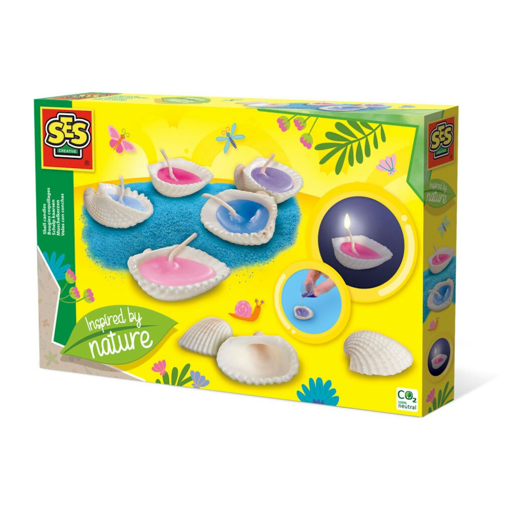 SES Creative Shell Candles - Inspired By Nature