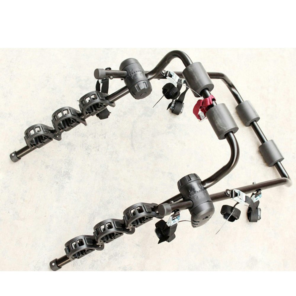 AKEZ Universal 3-Bike Trunk Mount Rack Bicycle Carrier Car Foldable