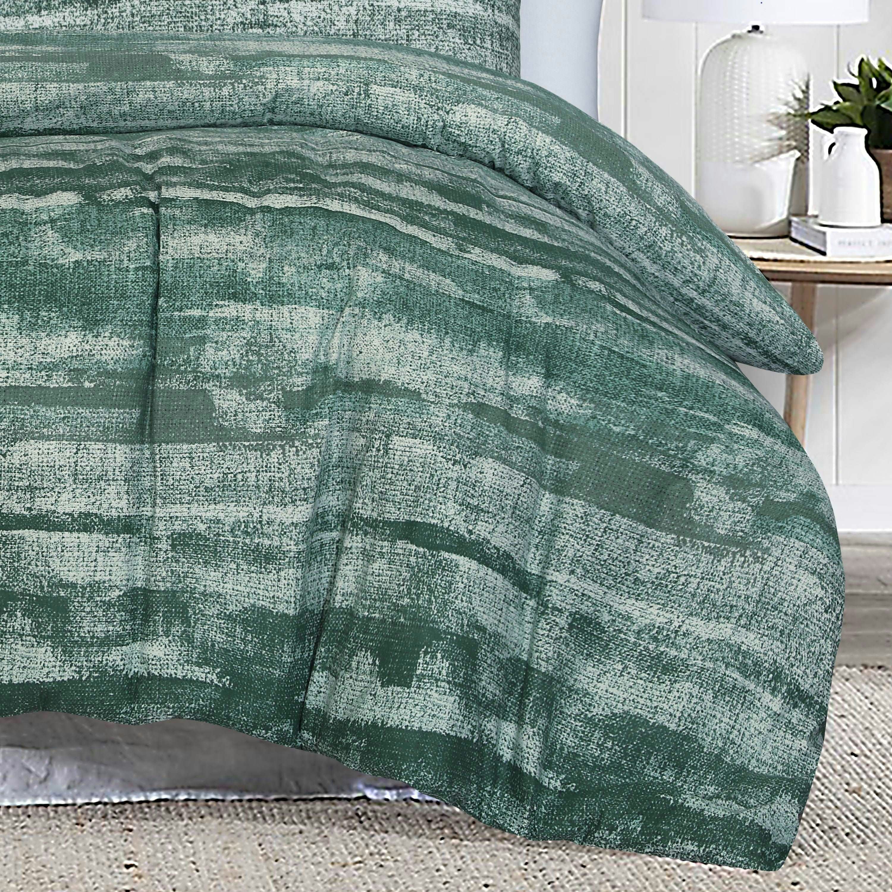 Sage Breeze Quilt Cover Set – Breathable Pure Cotton with Subtle Hues