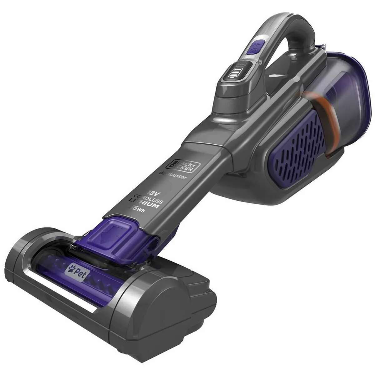 Black & Decker 18V Lithium Ion Pet Dustbuster