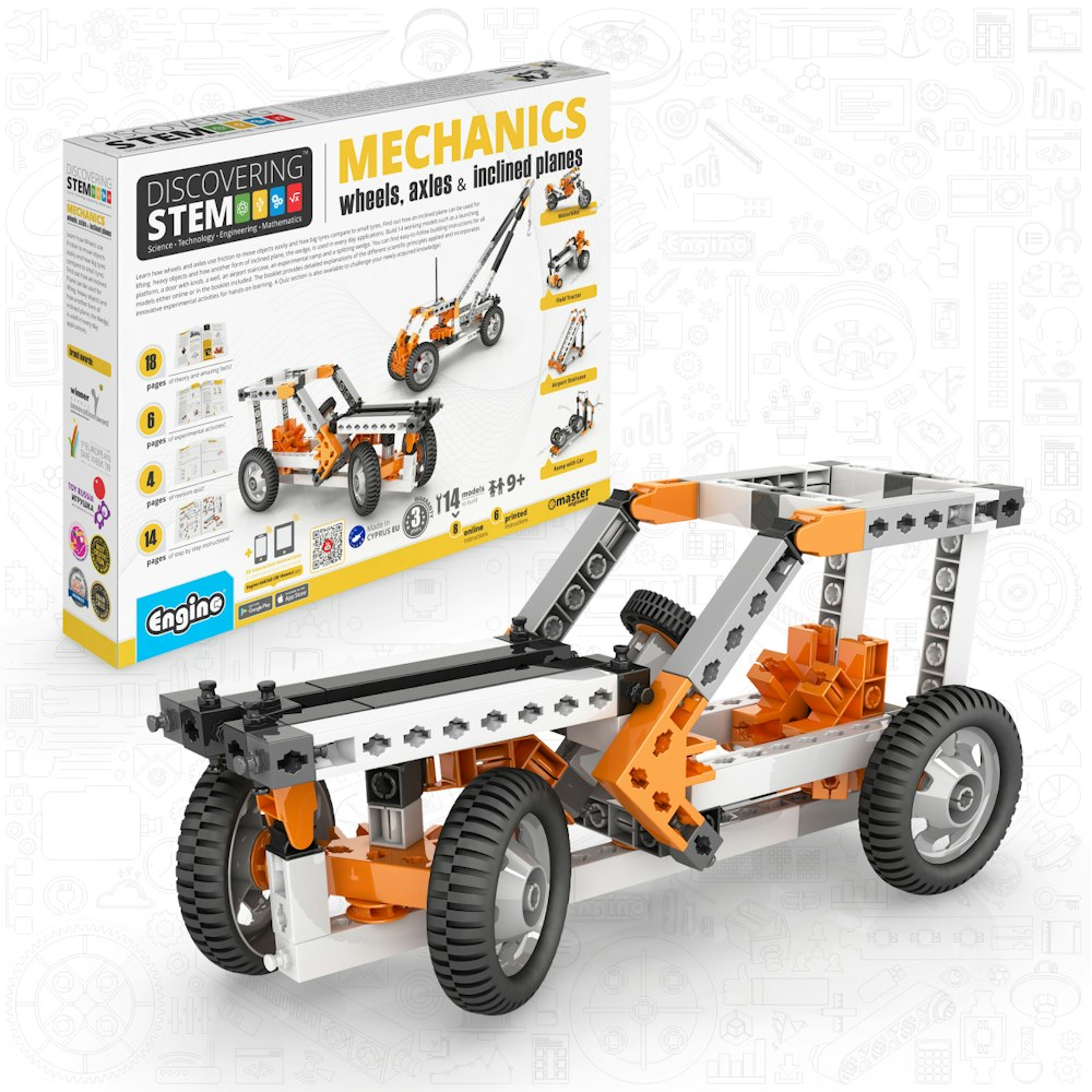 Engino Engino Discovering Stem: Mechanics - Wheels, Axles & Inclined Planes