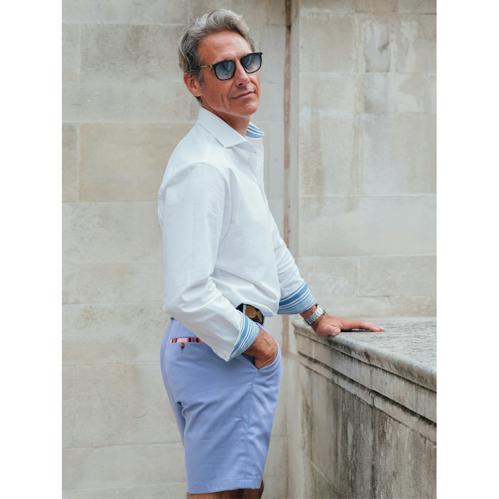 Koy Clothing Men s Light Blue Chino Shorts Jarrolds Norwich