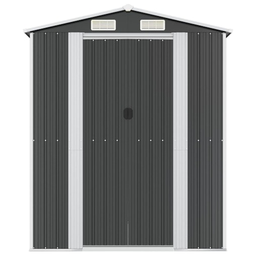 NNEVL Garden Shed Anthracite 192x523x223 cm Galvanised Steel NNEVL Garden Shed Anthracite 192x523x223 cm Galvanised Steel