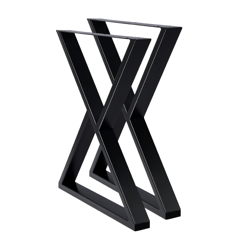 Furb 2x Z-shaped Table Legs Support Coffee Dinner Table Steel DIY Industrial Desk Bench 71x65CM Furb 2x Z-shaped Table Legs Support Coffee Dinner Table Steel DIY Industrial Desk Bench 71x65CM