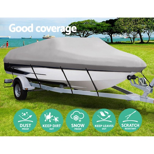 Seamanship Premium 14- 16 ft Boat Cover Trailerable Marine Grade Waterproof 600D Seamanship Premium 14- 16 ft Boat Cover Trailerable Marine Grade Waterproof 600D