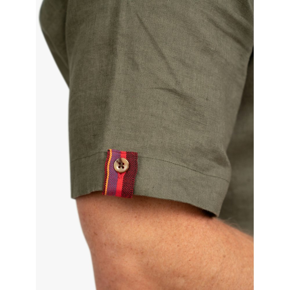 Koy Clothing Khaki Short-sleeved Linen Shirt