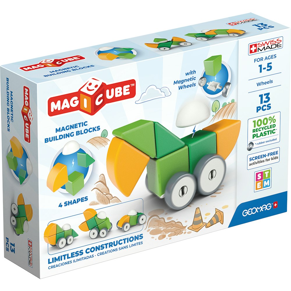 Geomag Magicube Recycled Plastic Magnetic Shapes