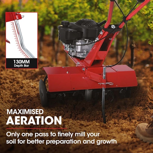NNEMB 150cc 4-Stroke Petrol Tiller Cultivator Garden Rototiller NNEMB 150cc 4-Stroke Petrol Tiller Cultivator Garden Rototiller
