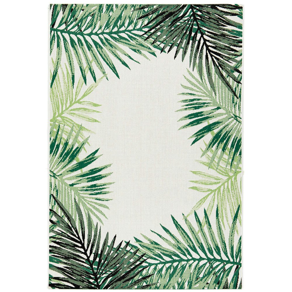Maze Maze Botany Palm Leaf Indoor And Outdoor Rug - 160x230cm