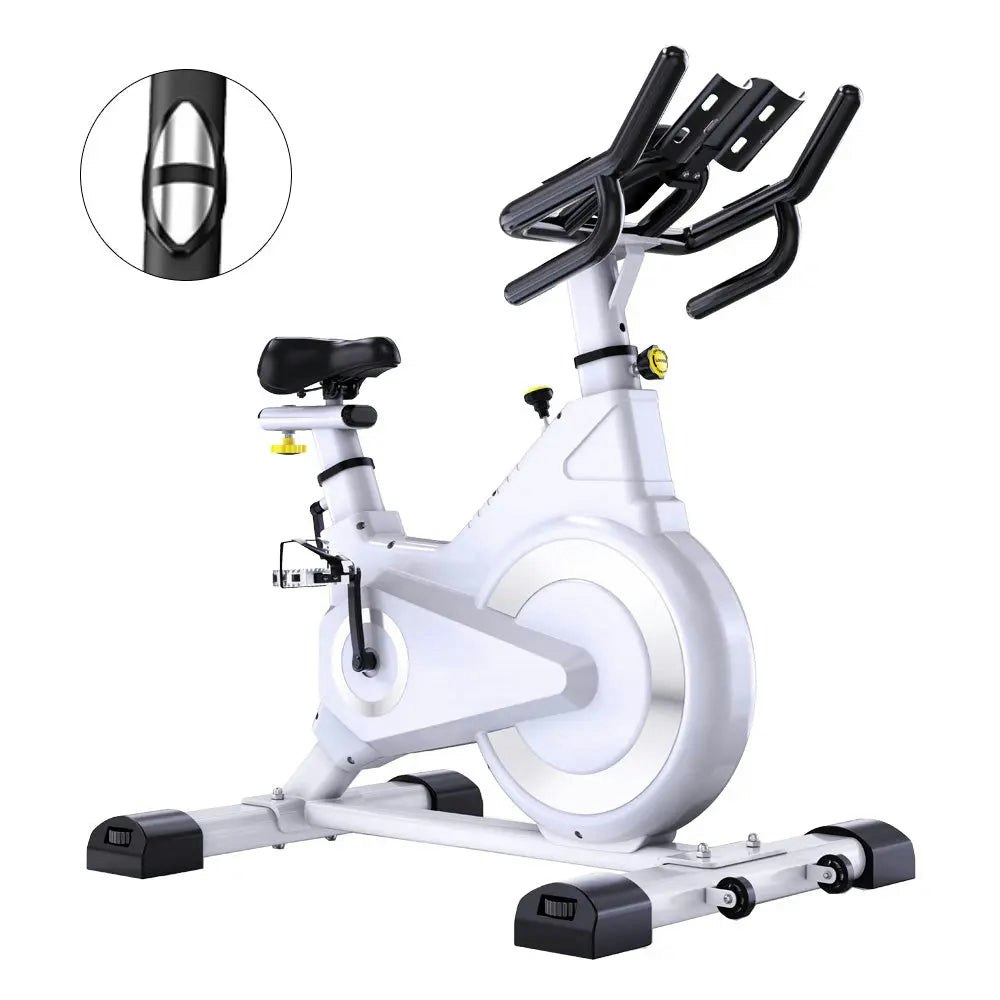 JMQ Fitness S500 Professional Indoor Cycling Spin Bike with Pulse Sensors Exercise Spinning Bike