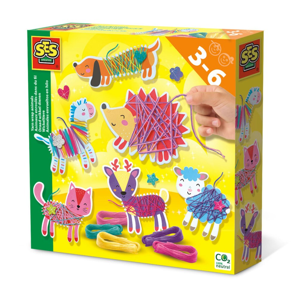 SES Creative Yarn Wrap Animals