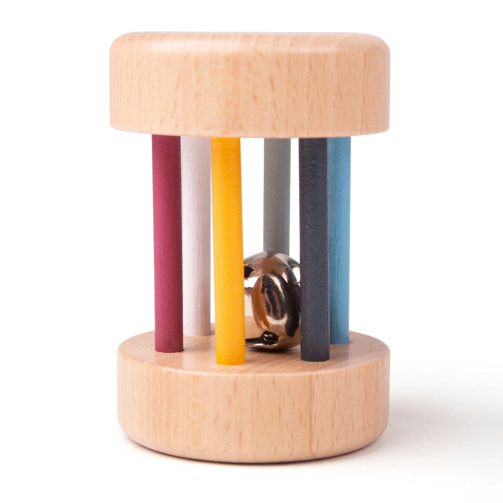 Bigjigs Toys Fsc® Certified Wooden Roll Rattle
