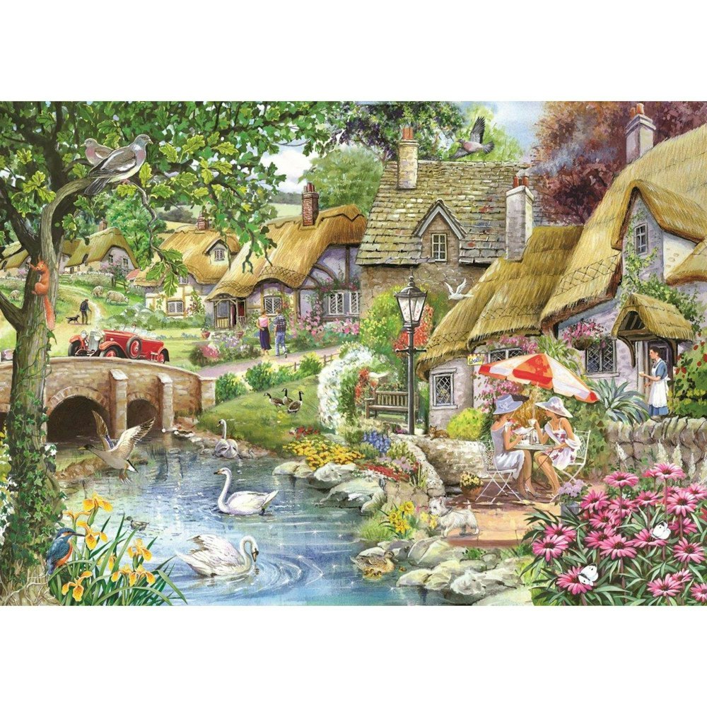 The House of Puzzles Morning Coffee - 1000 Piece Jigsaw Puzzle