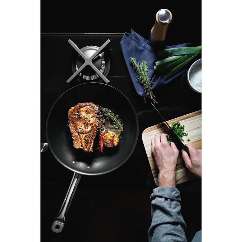 Professional Non-Stick Stainless Steel Frying Pan, 30cm, 2.9L image number null