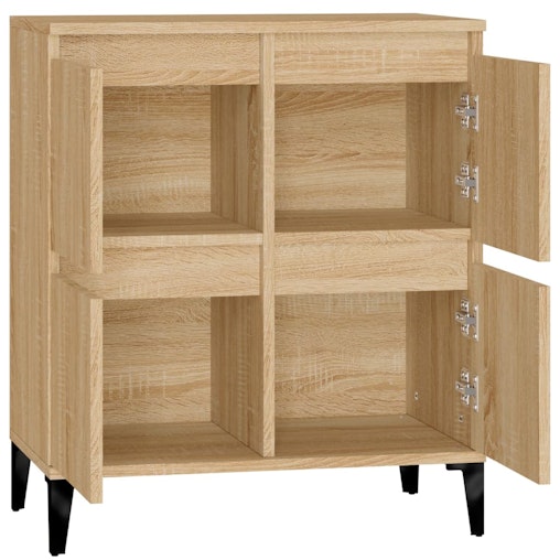 NNEVL Sideboard Sonoma Oak 60x35x70 cm Engineered Wood NNEVL Sideboard Sonoma Oak 60x35x70 cm Engineered Wood