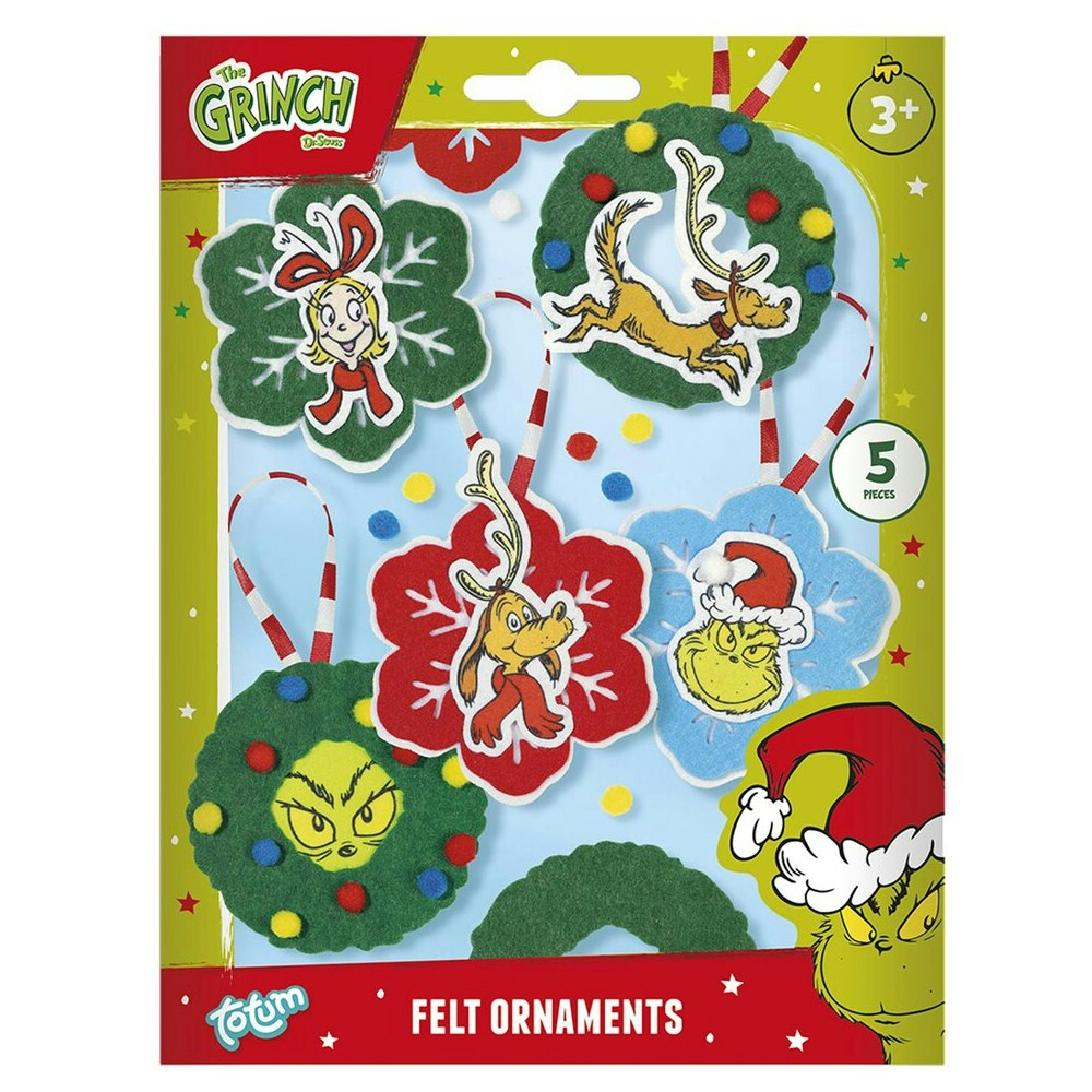 Totum Grinch Felt Hangers