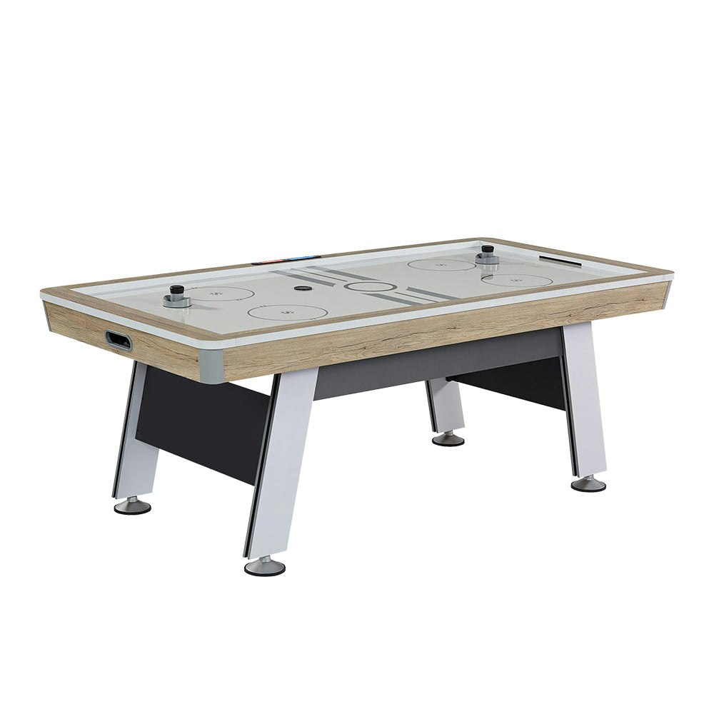 MACE 7FT Air Hockey Table Leg With Inlaid E-Scorer - Wood