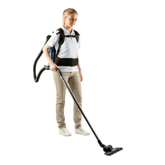 Pacvac Superpro Go Cordless battery Backpack Vacuum Cleaner with 4 battery pack