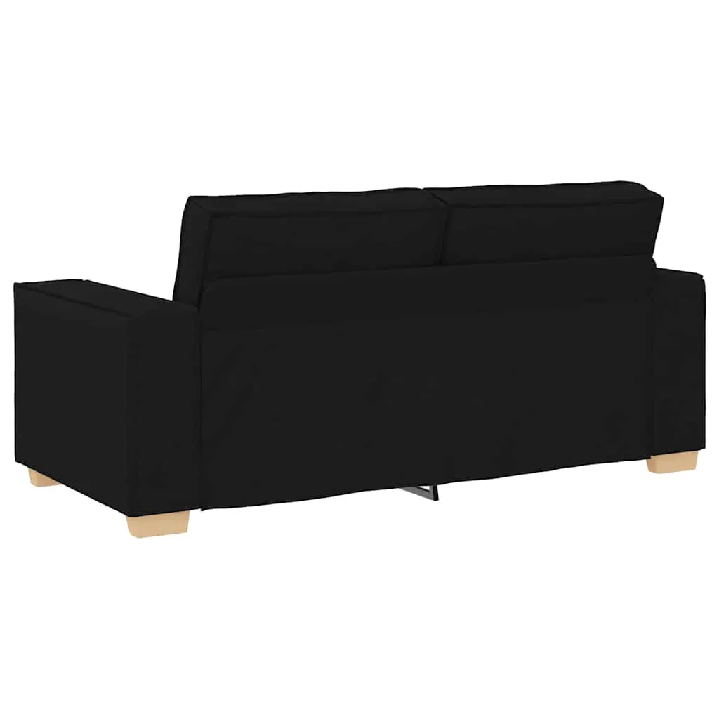 2-Seater Sofa Black 180x78x84 cm Fabric 4104982