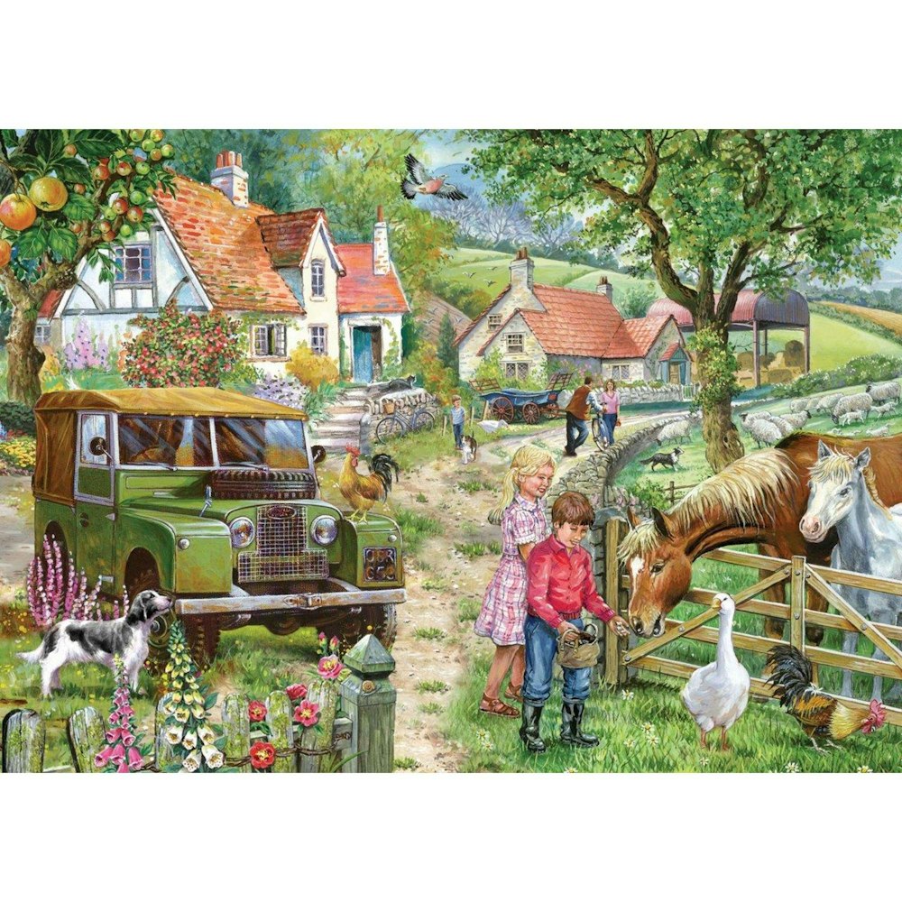 The House of Puzzles Orchard Farm - 1000 Piece Jigsaw Puzzle