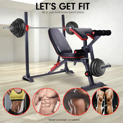 Buy Powertrain Adjustable Weight Bench Home Gym Bench Press at