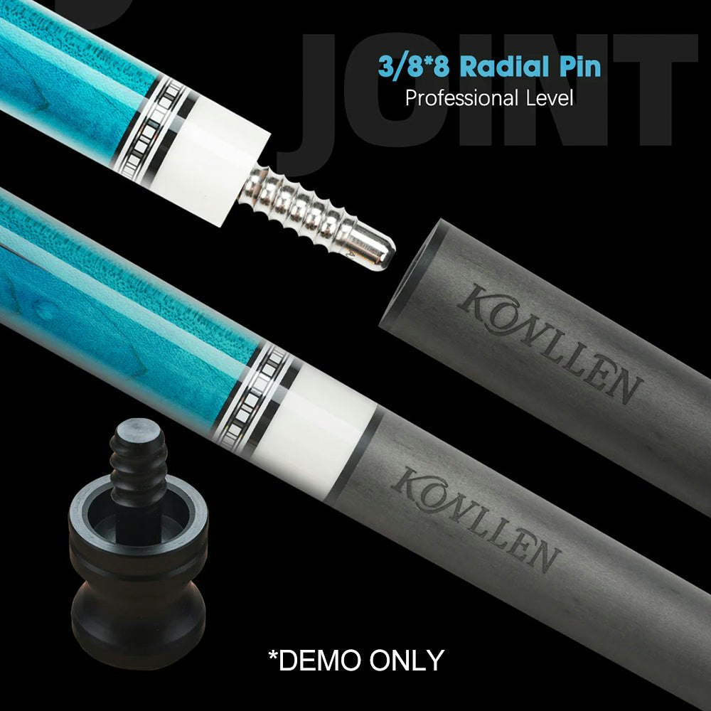 Konllen 29 Inches Single Pool Shaft Carbon Fibre Material - Gray