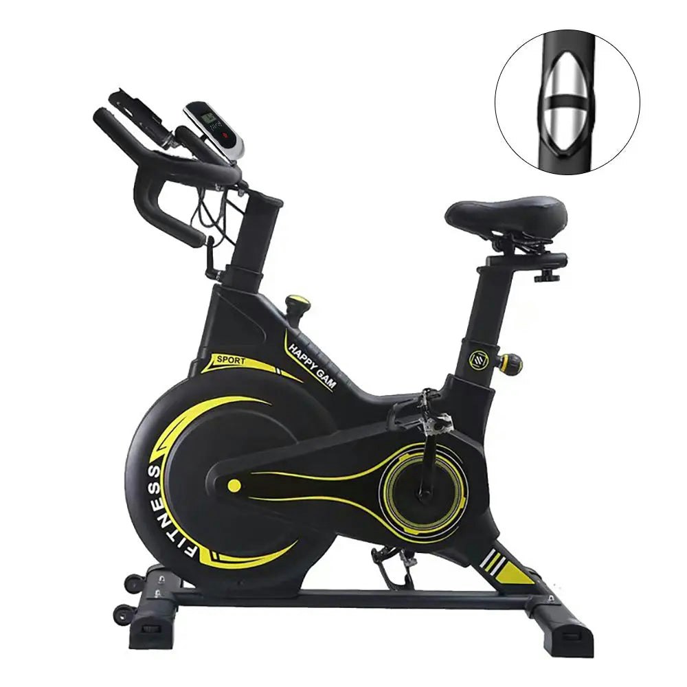 JMQ Fitness S500 Professional Indoor Cycling Spin Bike with Pulse Sensors Exercise Spinning Bike