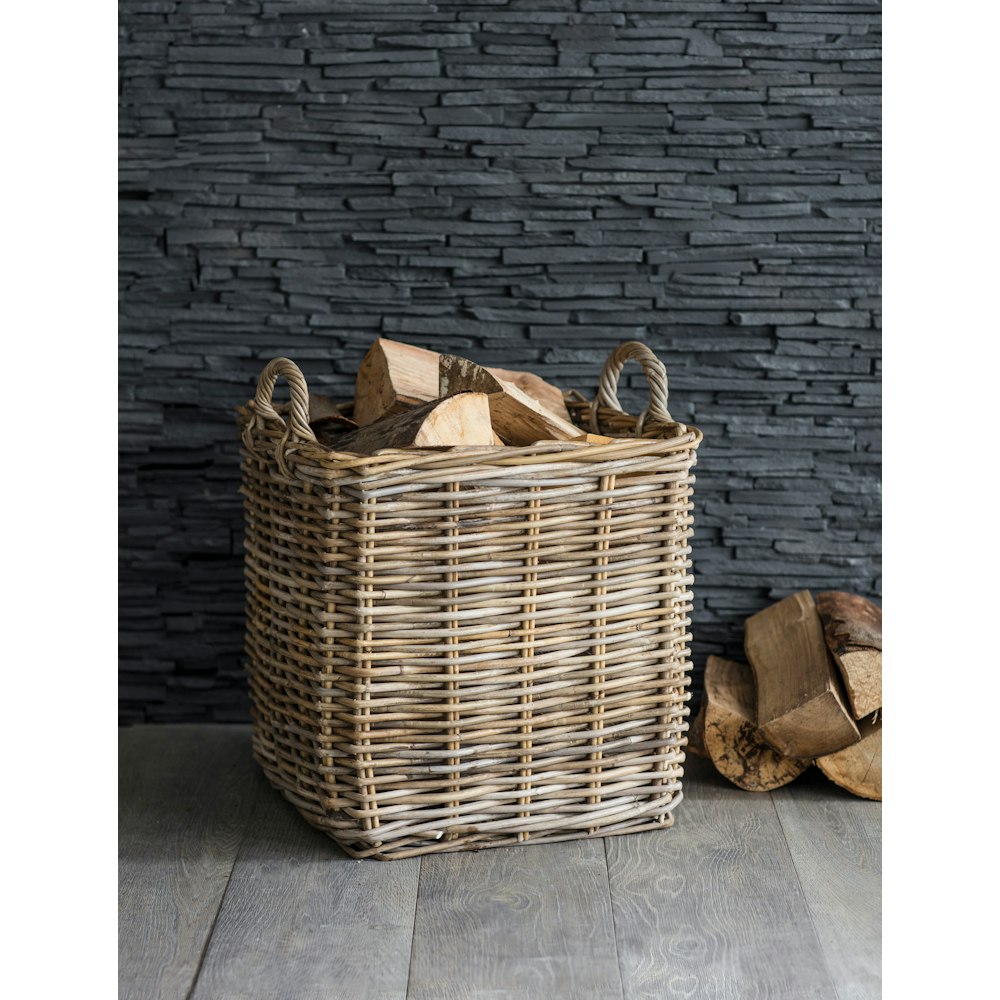 Garden Trading Set Of 2 Square Baskets - Rattan