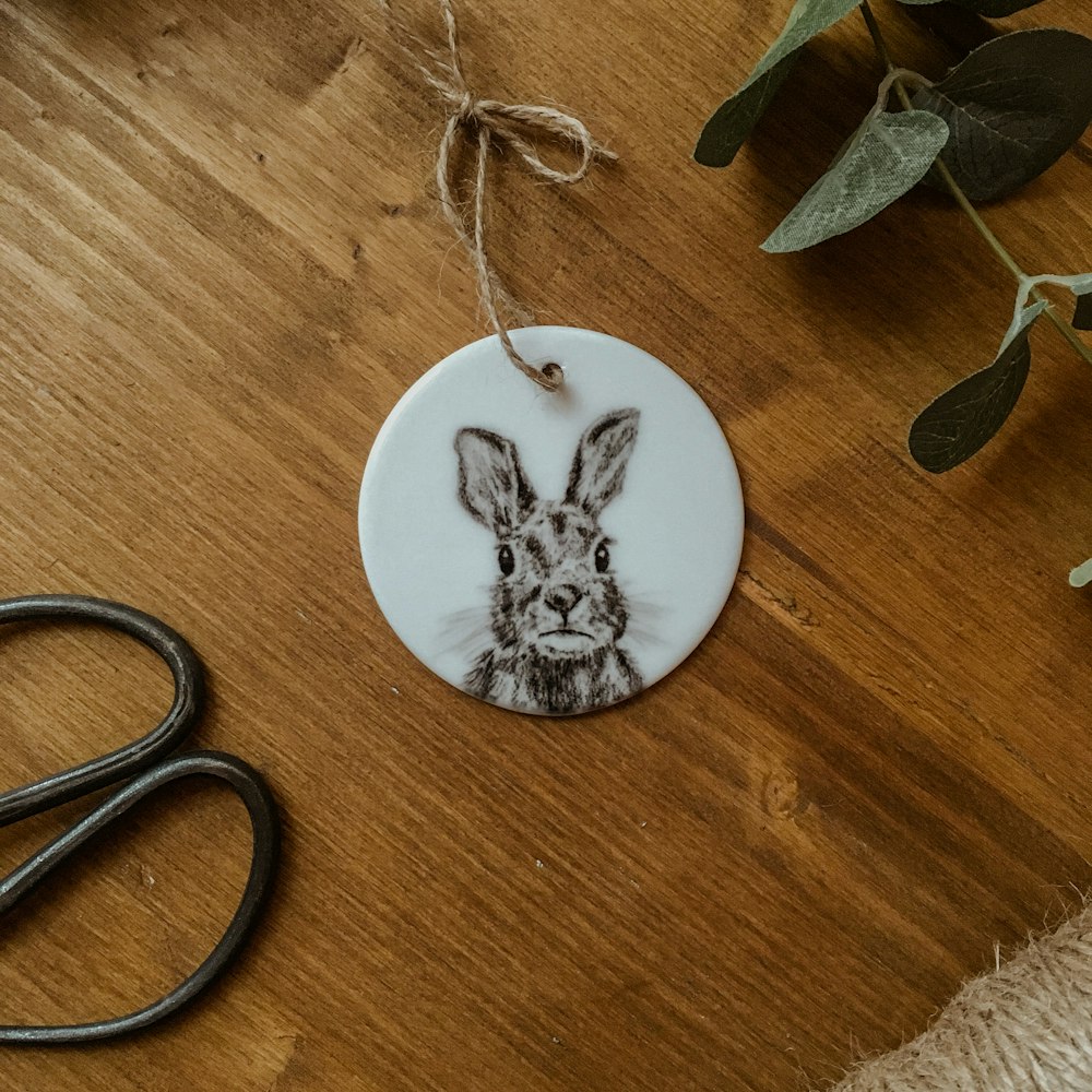 Bruce Bramfield Cheeky Rabbit Ceramic Ornament