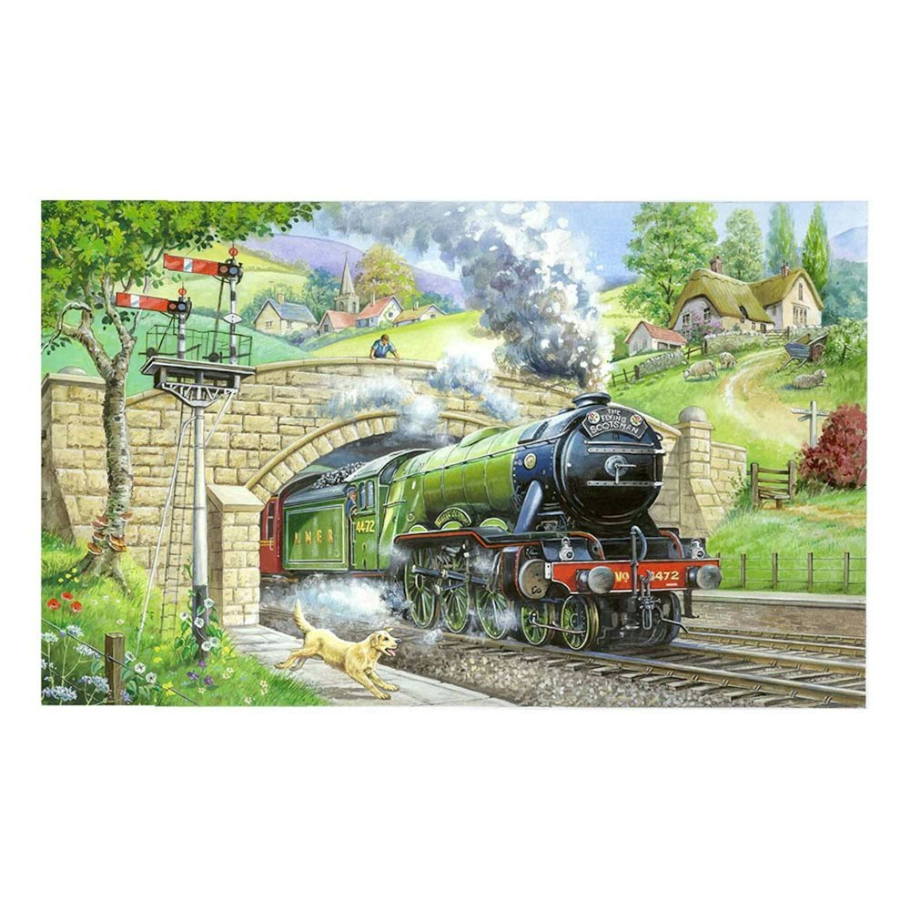 The House of Puzzles Train Spotting - Big 250 Piece Jigsaw Puzzle