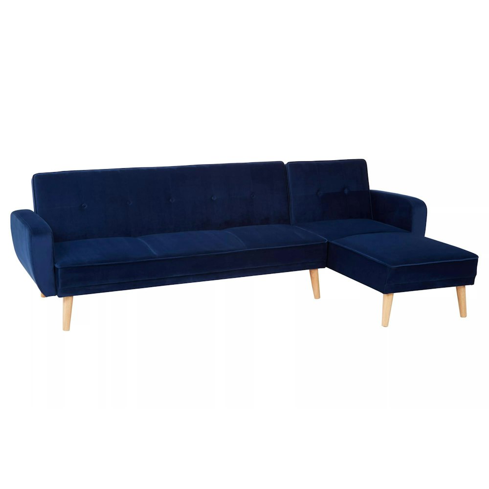 interiors by Premier Serene 3 Seat Navy Sofa Bed