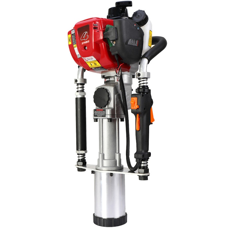 NNEMB 38cc 4-Stroke 40cc Petrol Post Driver-with Carry Case & 3 Piling Sleeves image number null
