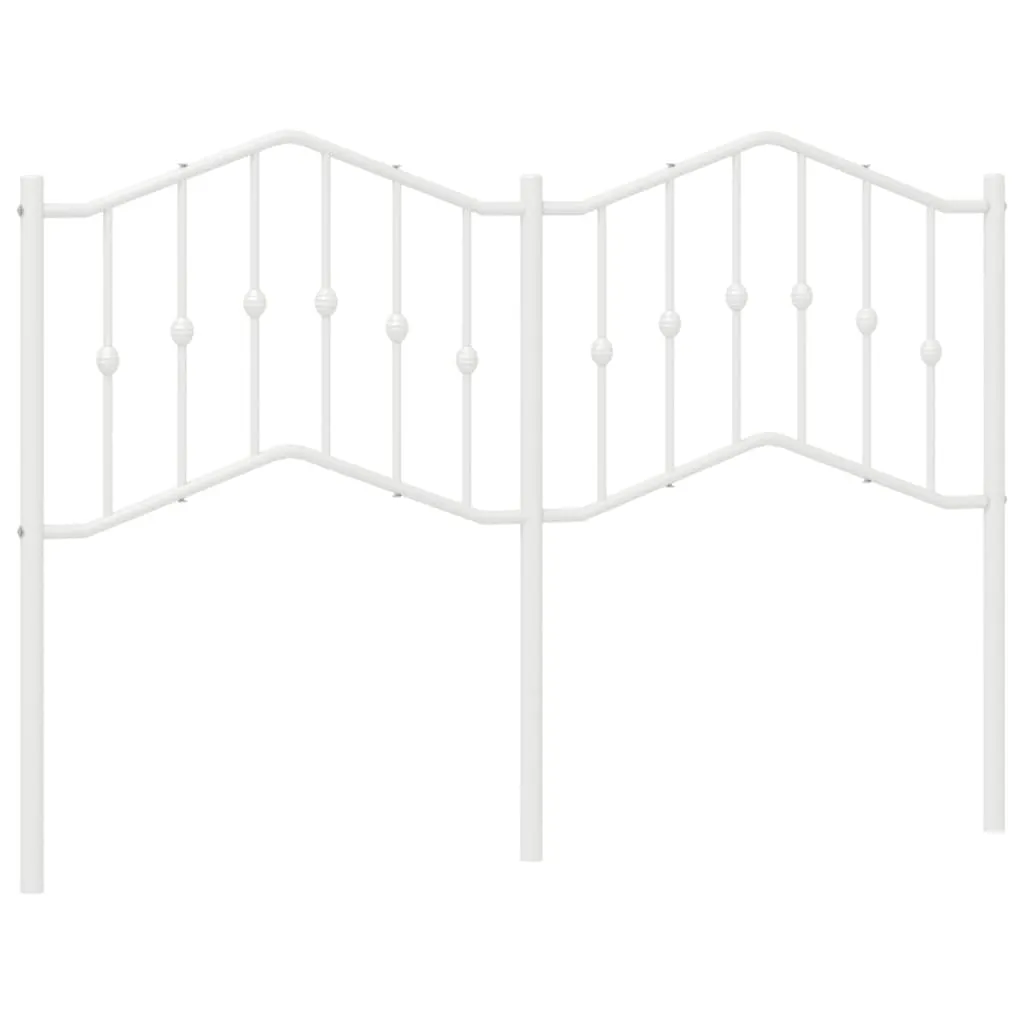 Metal Replace Headboard White 135 cm 373870
