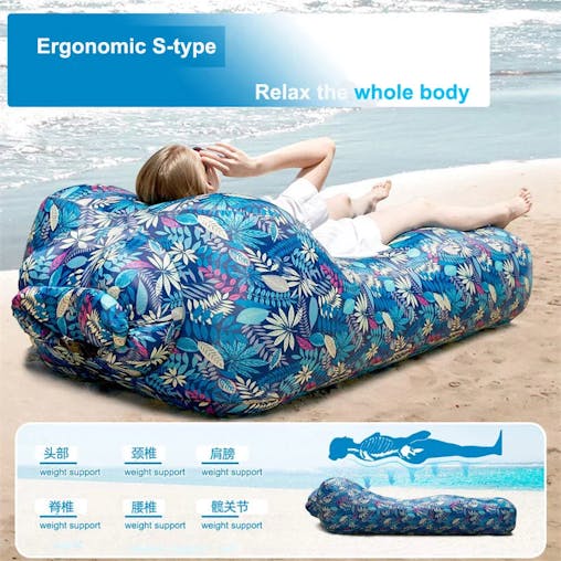 Buy NNEOBA Portable Inflatable Sofa Bed Outdoor Lazy Chair